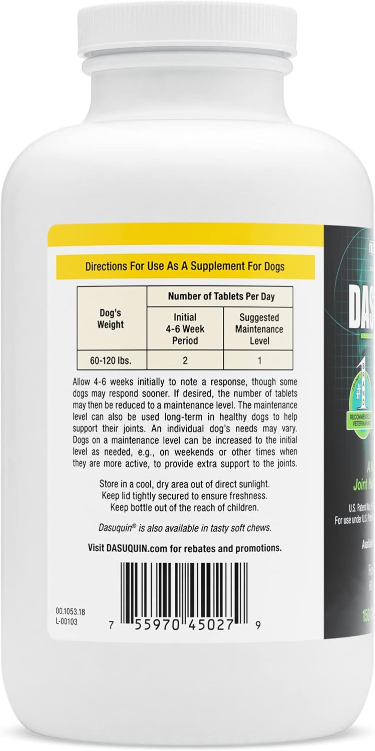 nutramax dasuquin for large dogs, joint health supplement shown in use