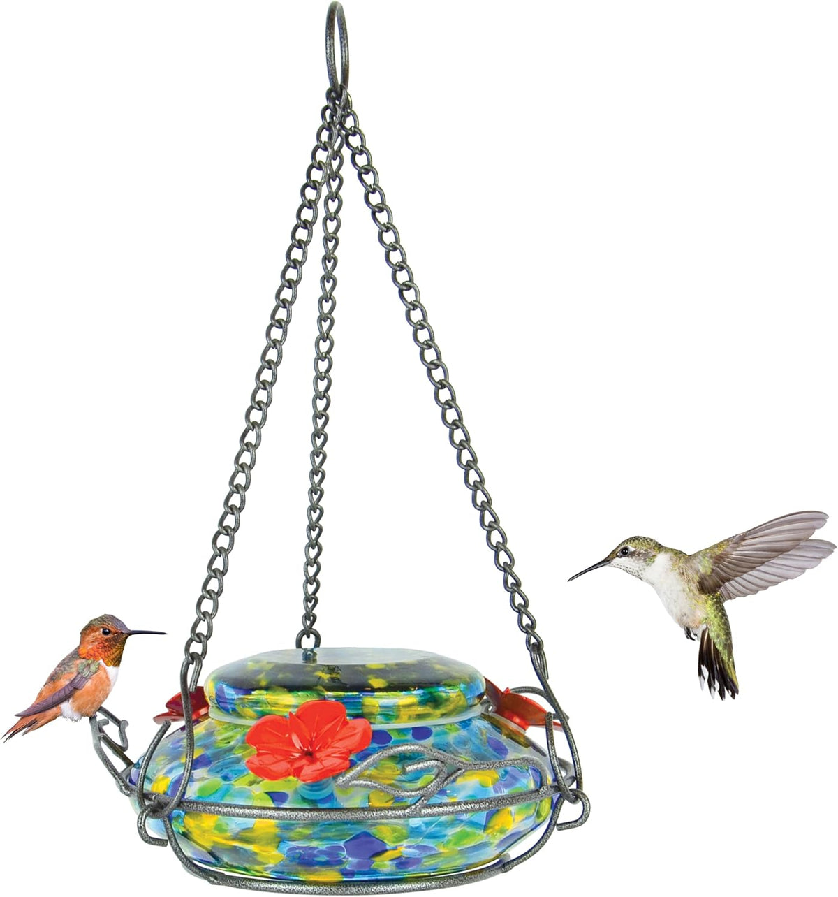 nature’s way blue spring rain artisan glass top-fill, main product view