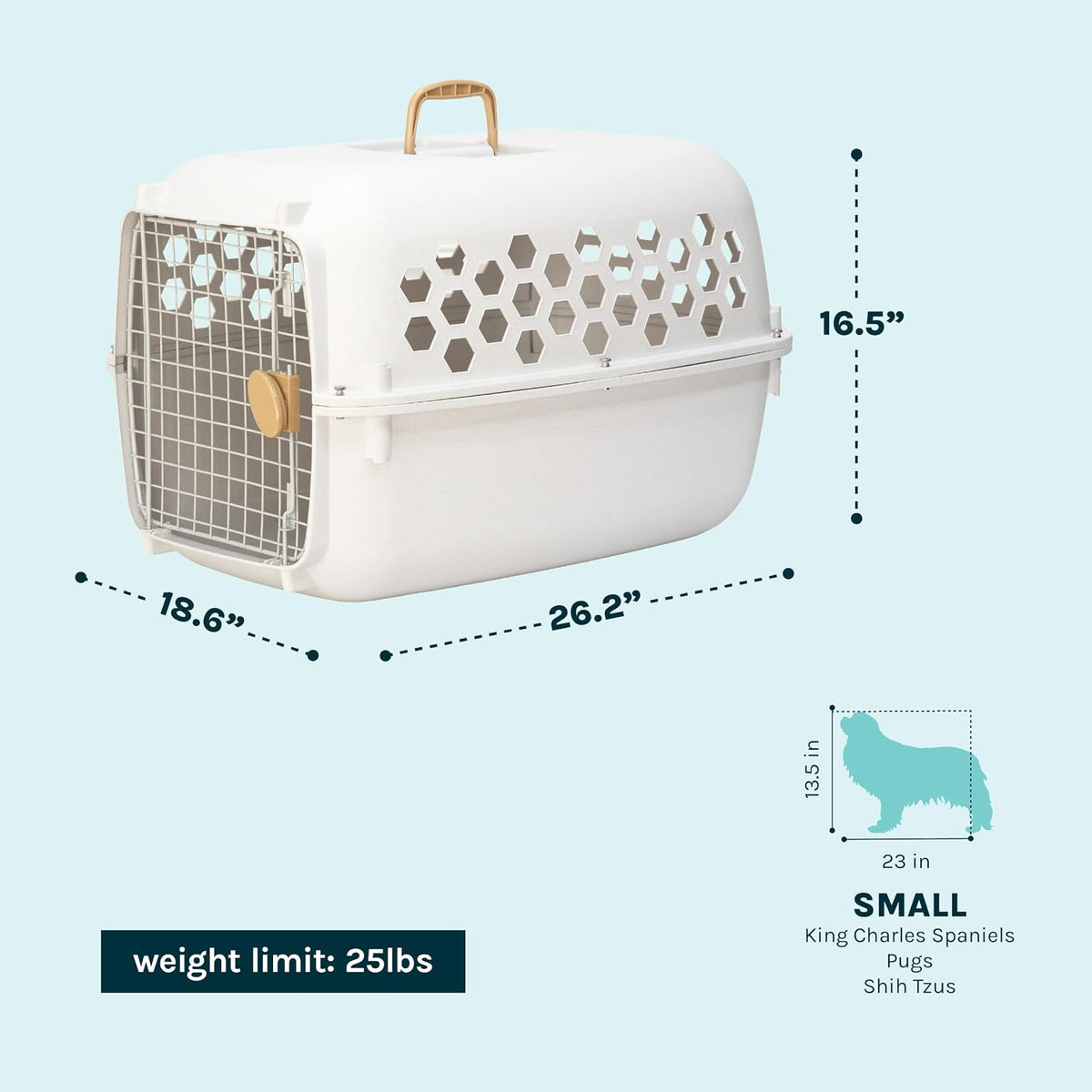 sportpet 26” small front load hard sided pet, close-up detail
