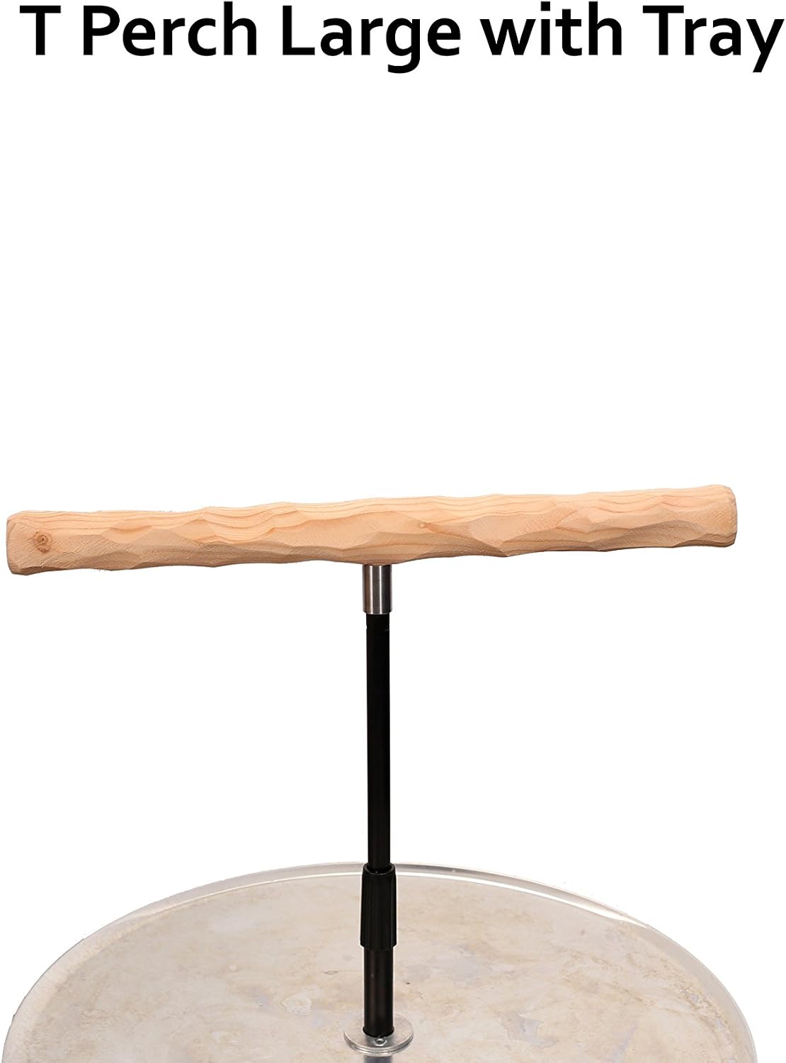parrot training perch stand with potty tray (t, close-up detail