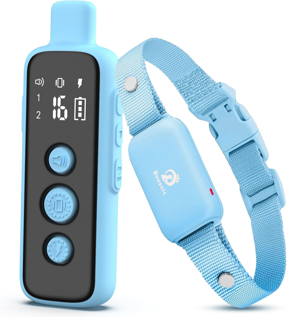 bousnic shock collar for dogs - waterproof rechargeable, main product view