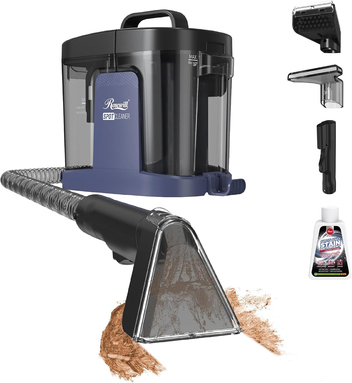 rosewill multi-purpose portable carpet and upholstery cleaner, powerful, main product view