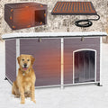 heated dog house outdoor 59.1" extra large 100%, main product view