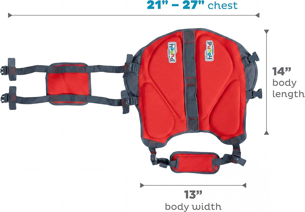outward hound dawson swim dog life jacket, life, front angle view