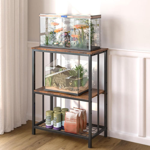 10-20 gallon fish tank stand, 3-tier metal 20, main product view