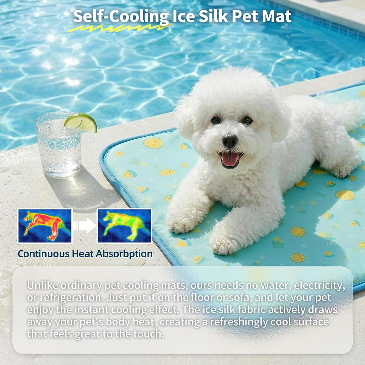 nwk pack of 4 pet cooling mat q-max>0.345, package contents