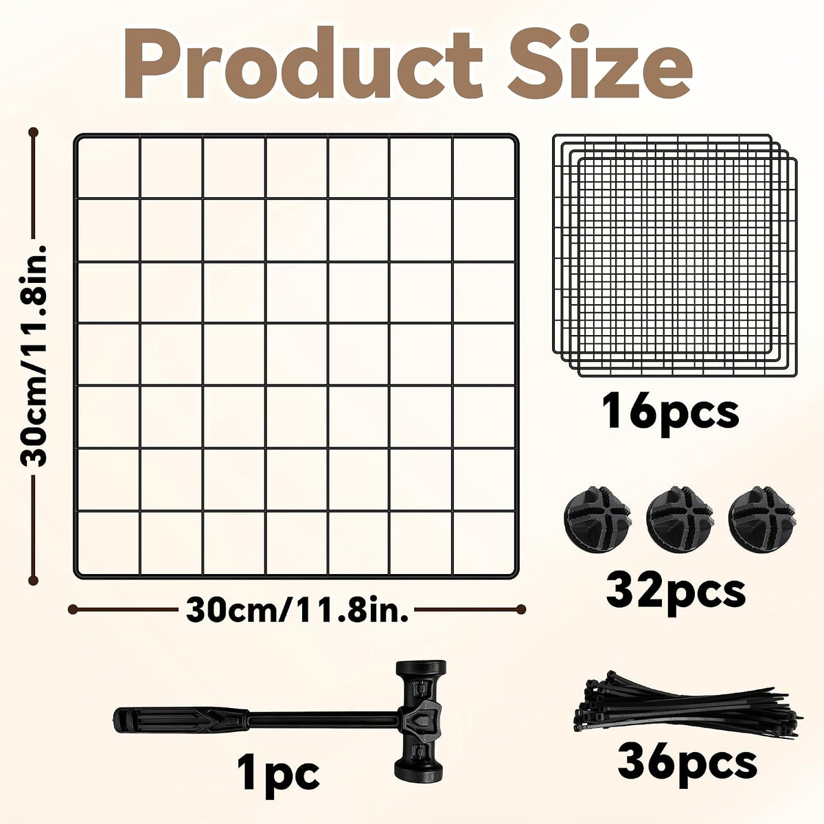 16 panels small animal playpen, pet playpen, puppy shown in use