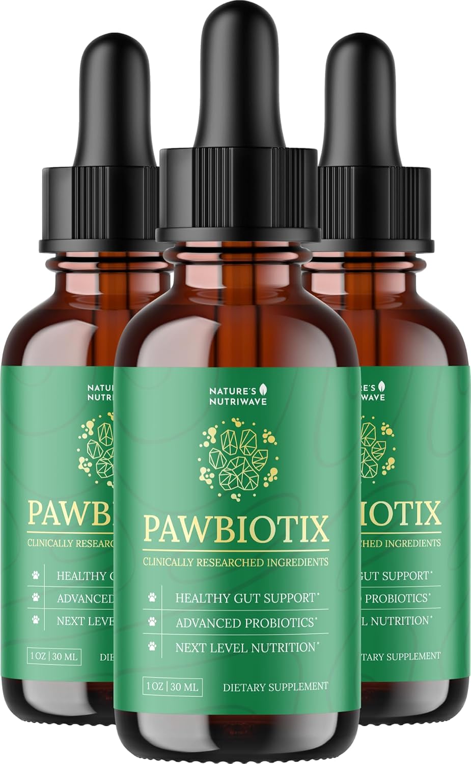 pawbiotix liquid probiotics for dogs – 1oz, 3, main product view