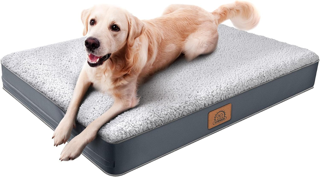 sunheir extra large orthopedic dog bed, jumbo waterproof, main product view