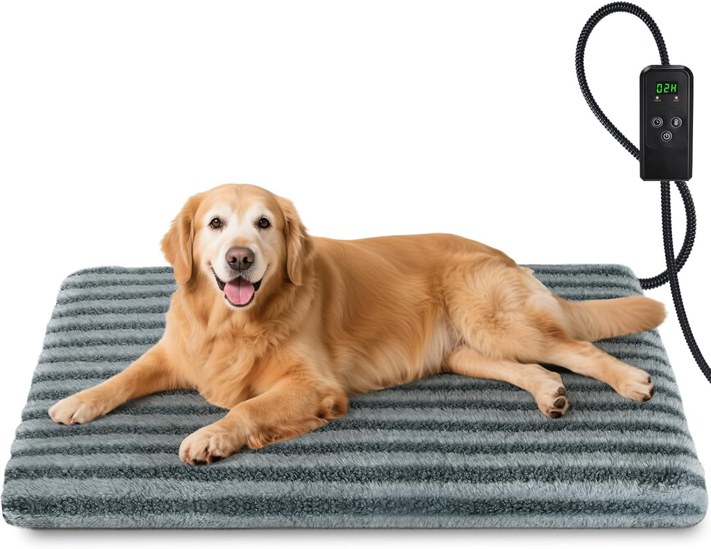 large pet heating pad, adjustable temperature with timer, main product view