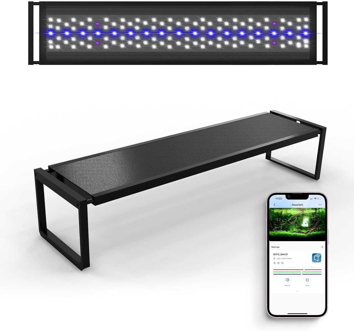 fzone aquarium light 36w led plant light for, main product view