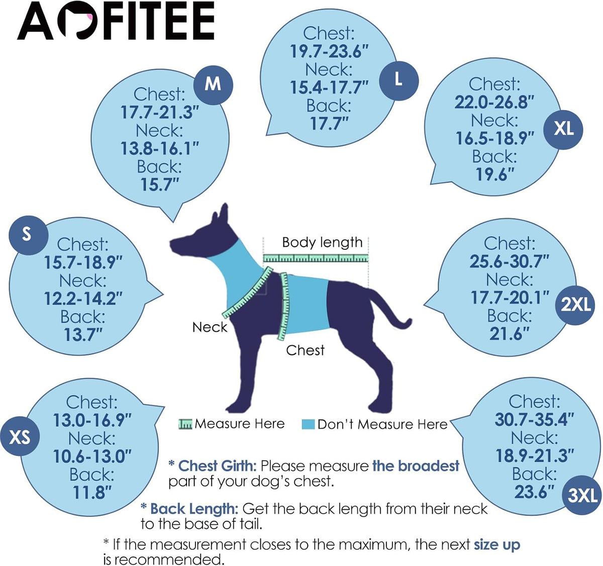 aofitee extra-large dog anxiety vest, thunder jacket for, side view