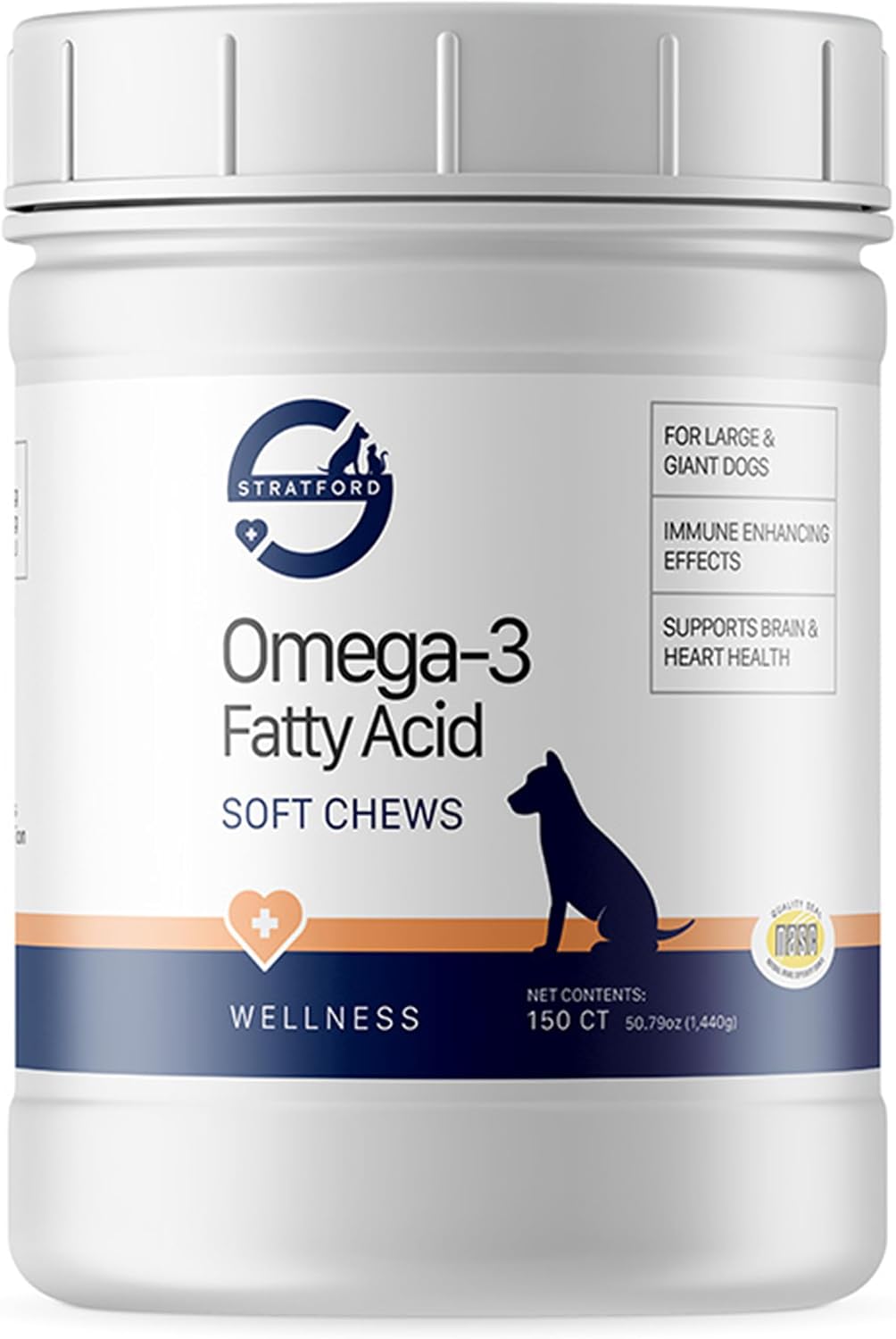 ez chew omega 3 fatty acids for dogs, main product view