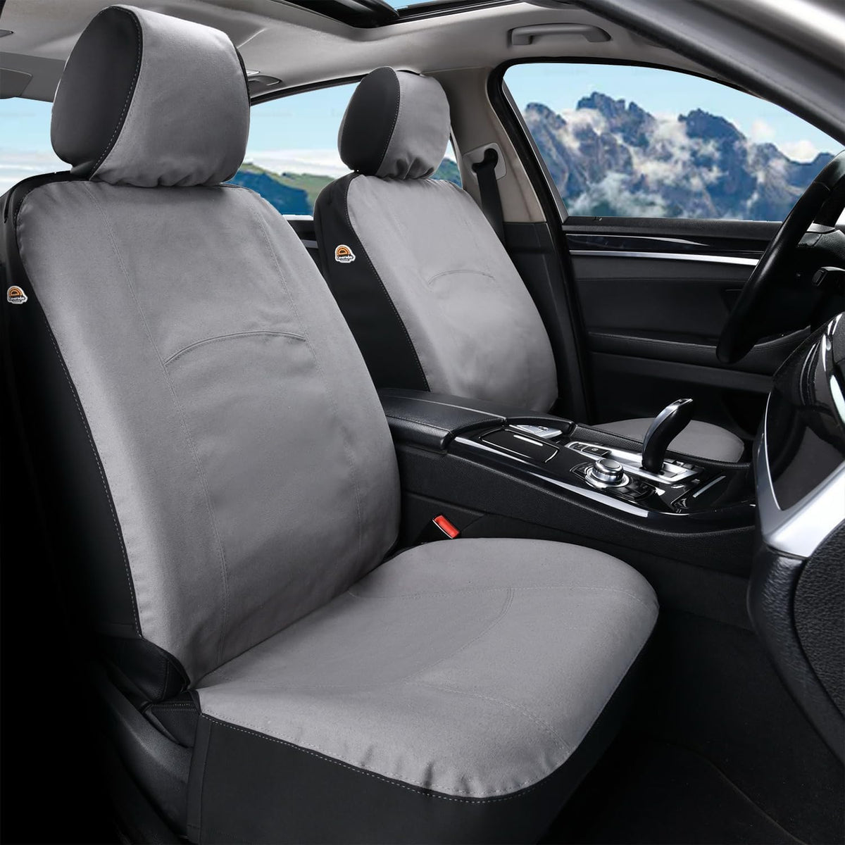 coverado car seat covers front, canvas universal seat, package contents