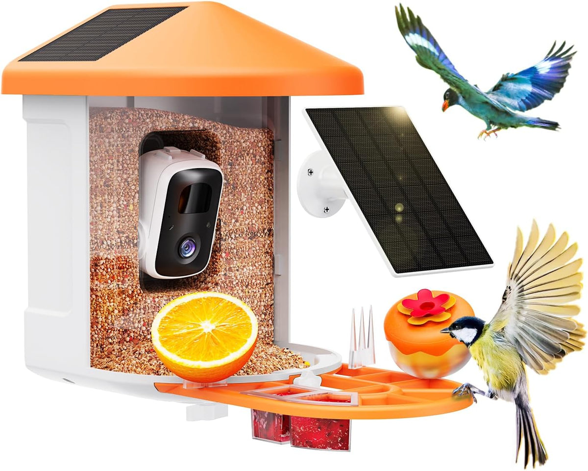 harymor bird feeder with camera, main product view
