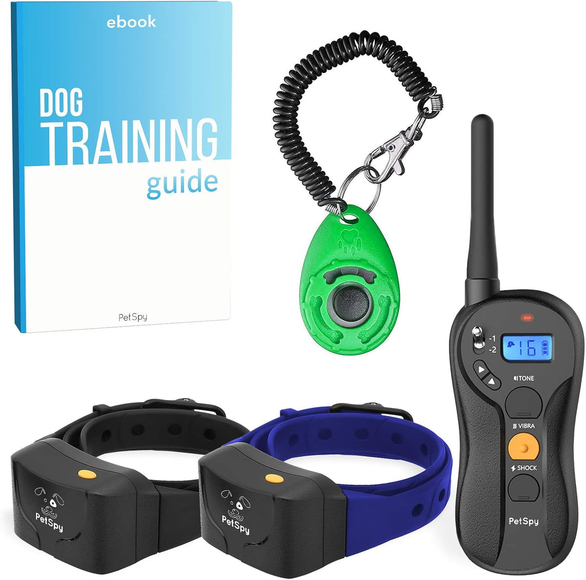 petspy p620 dog training shock collar for dogs, main product view