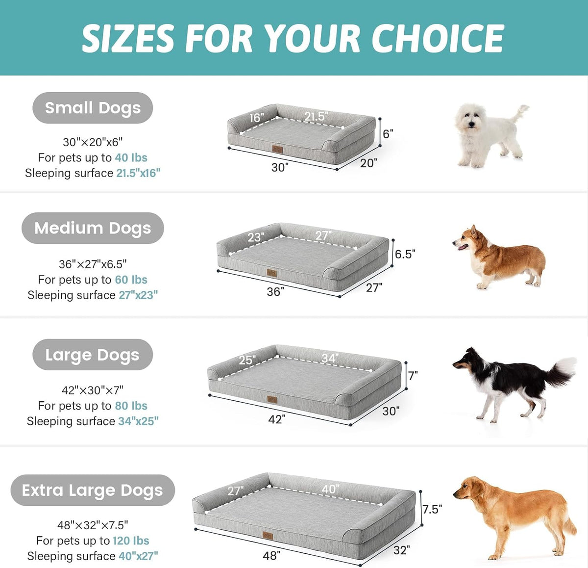 cozy kiss cooling dog bed for large dogs, close-up detail