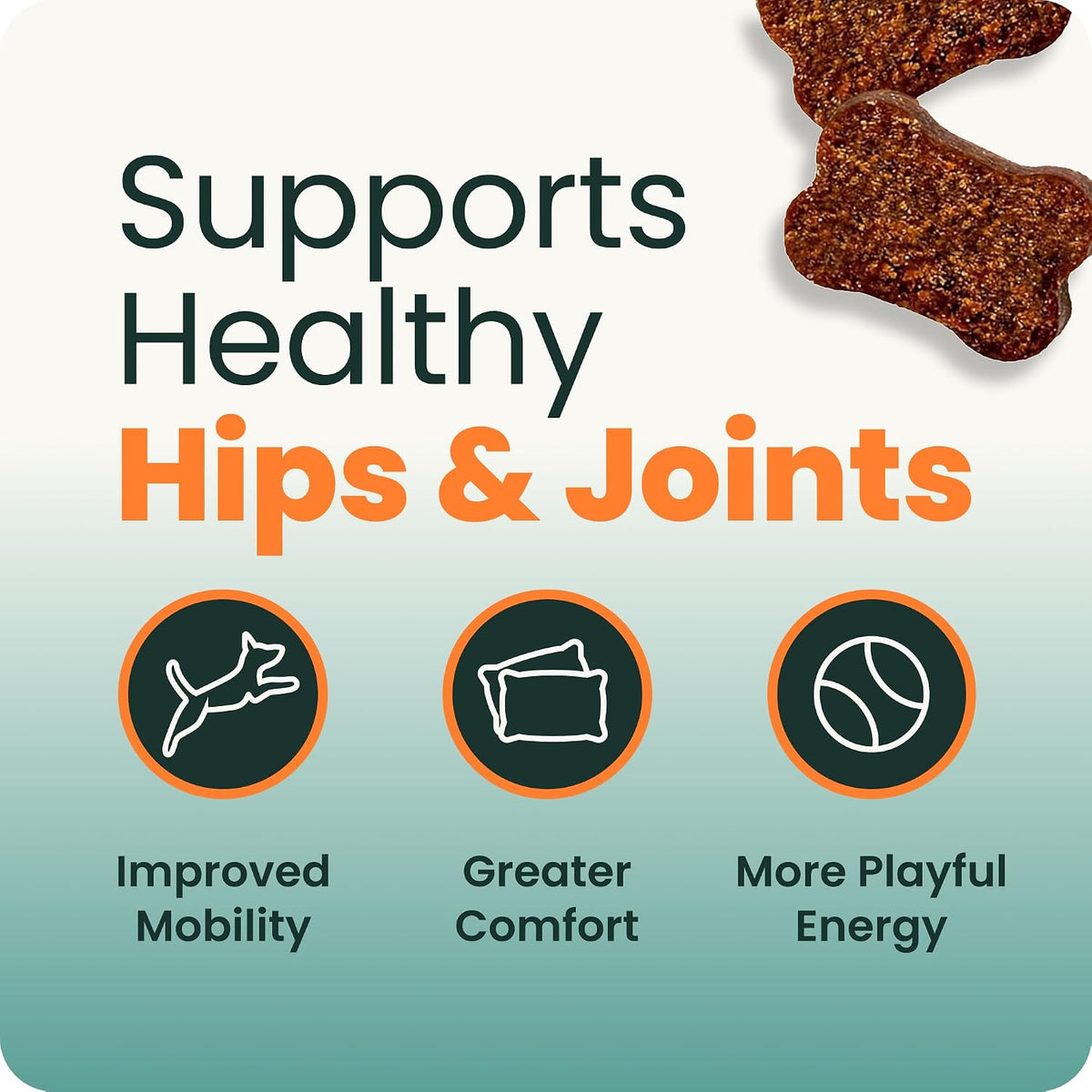vetriscience extra strength healthy hip and joint for, close-up detail