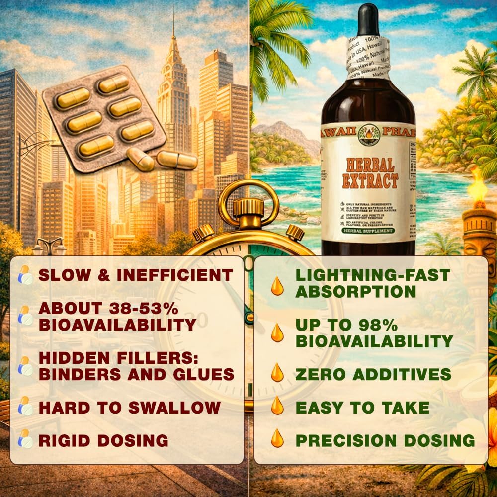 hawaii pharm cleavers aerial parts alcohol-free extract, 32 showing dimensions