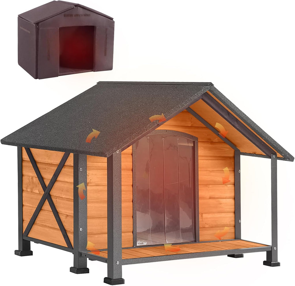gutinneen dog house outdoor & indoor insulated dog, main product view