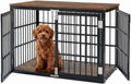 dumos dog crate furniture 38 inch indoor crate, main product view
