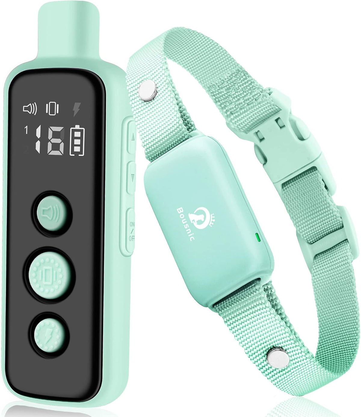 bousnic shock collar for dogs - waterproof rechargeable, main product view