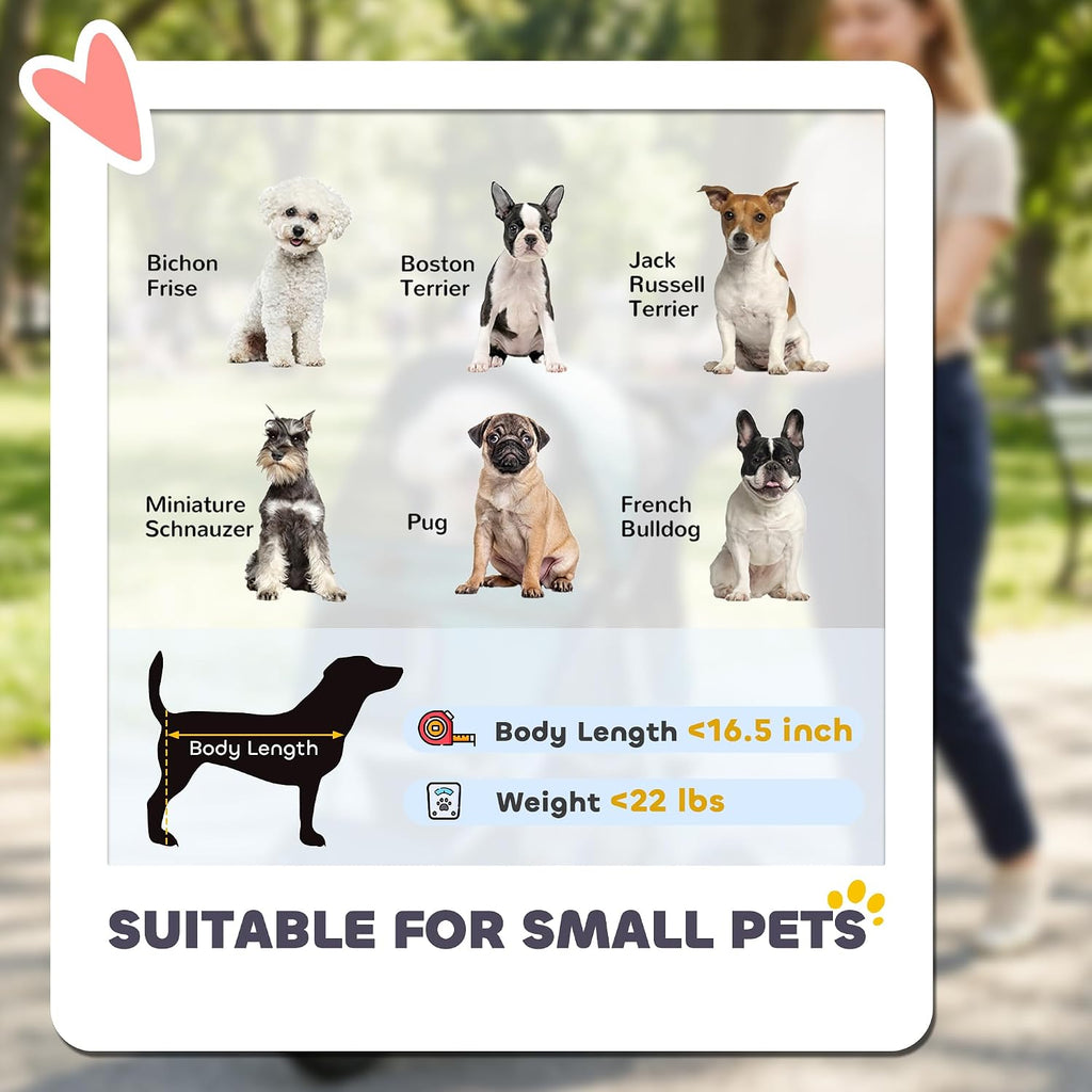 pawhut dog stroller for small dogs 3 wheel on a desk or shelf