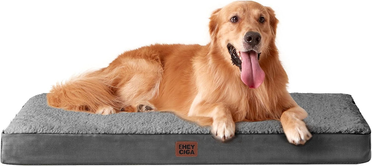 eheyciga orthopedic dog bed large with removable washable, main product view