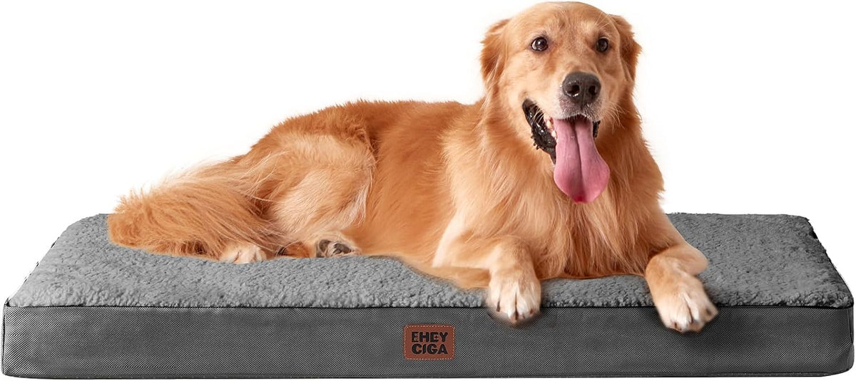 eheyciga orthopedic dog bed large with removable washable, main product view