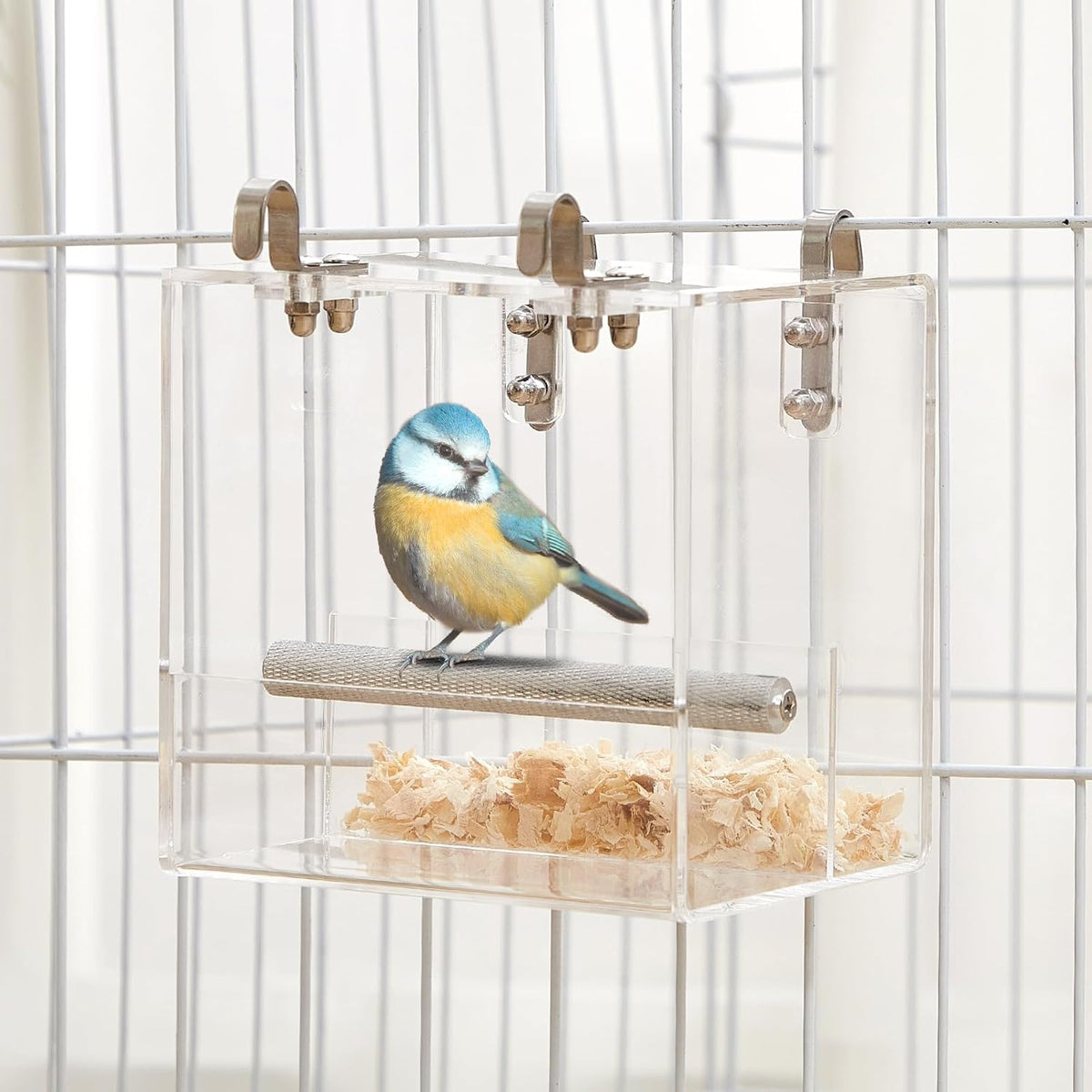ziliny 2 pieces no mess bird feeder for shown in use