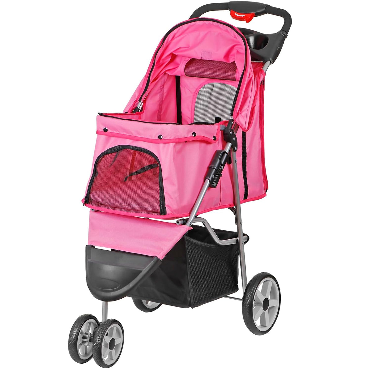 foldable pet stroller for cats and dogs 3, view 9