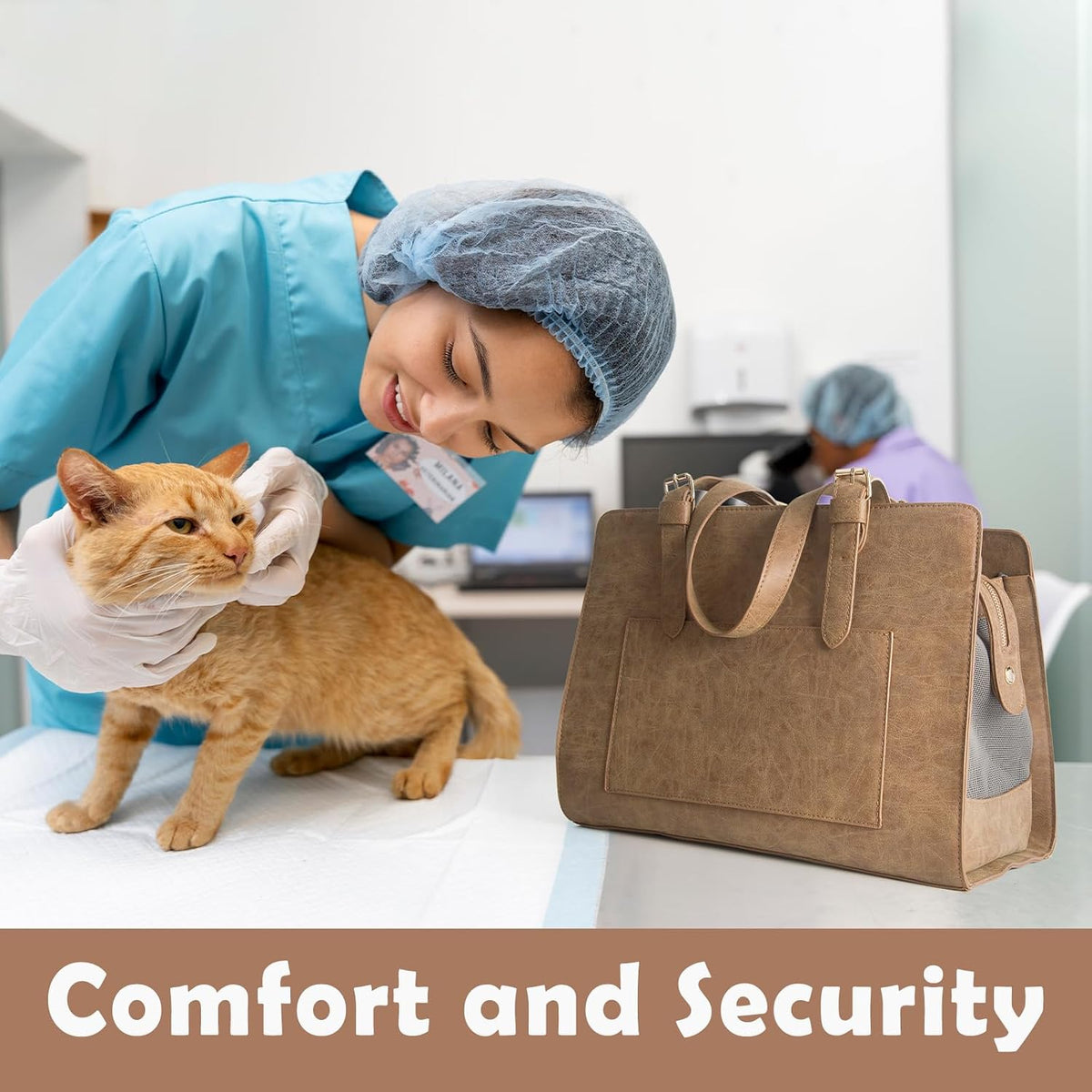 stylish pet carrier purse leather bag for small, package contents