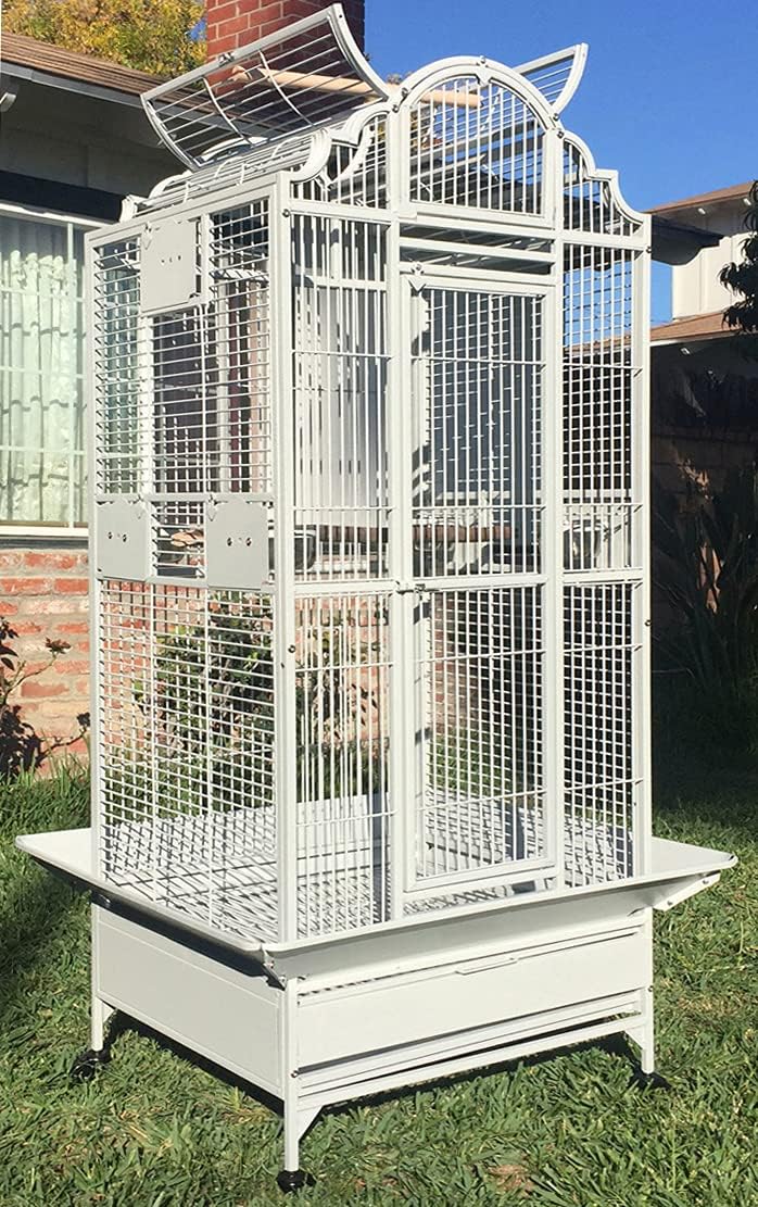 large elegant wrought iron open dome play top, main product view