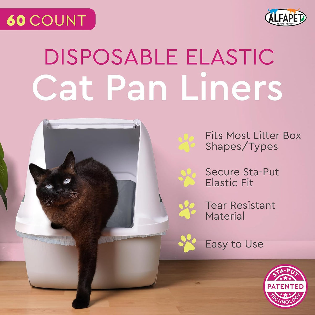 cat litter box liners alfapet heavy duty extra shown in use