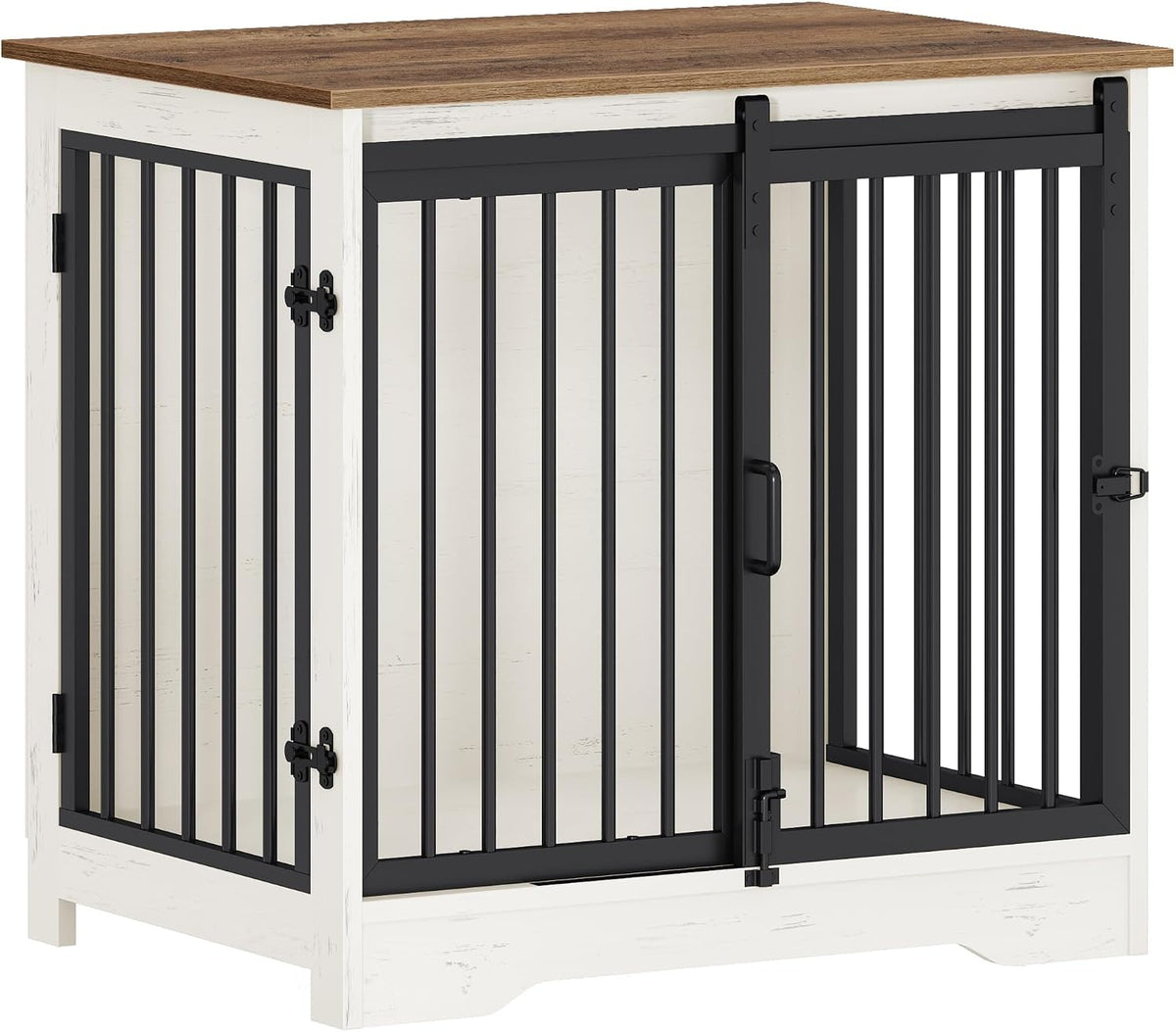 hzuaneri 27.2 in s dog crate furniture indoor, view 9