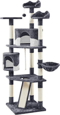 yaheetech 79in multi-level tall cat tree for multiple, main product view