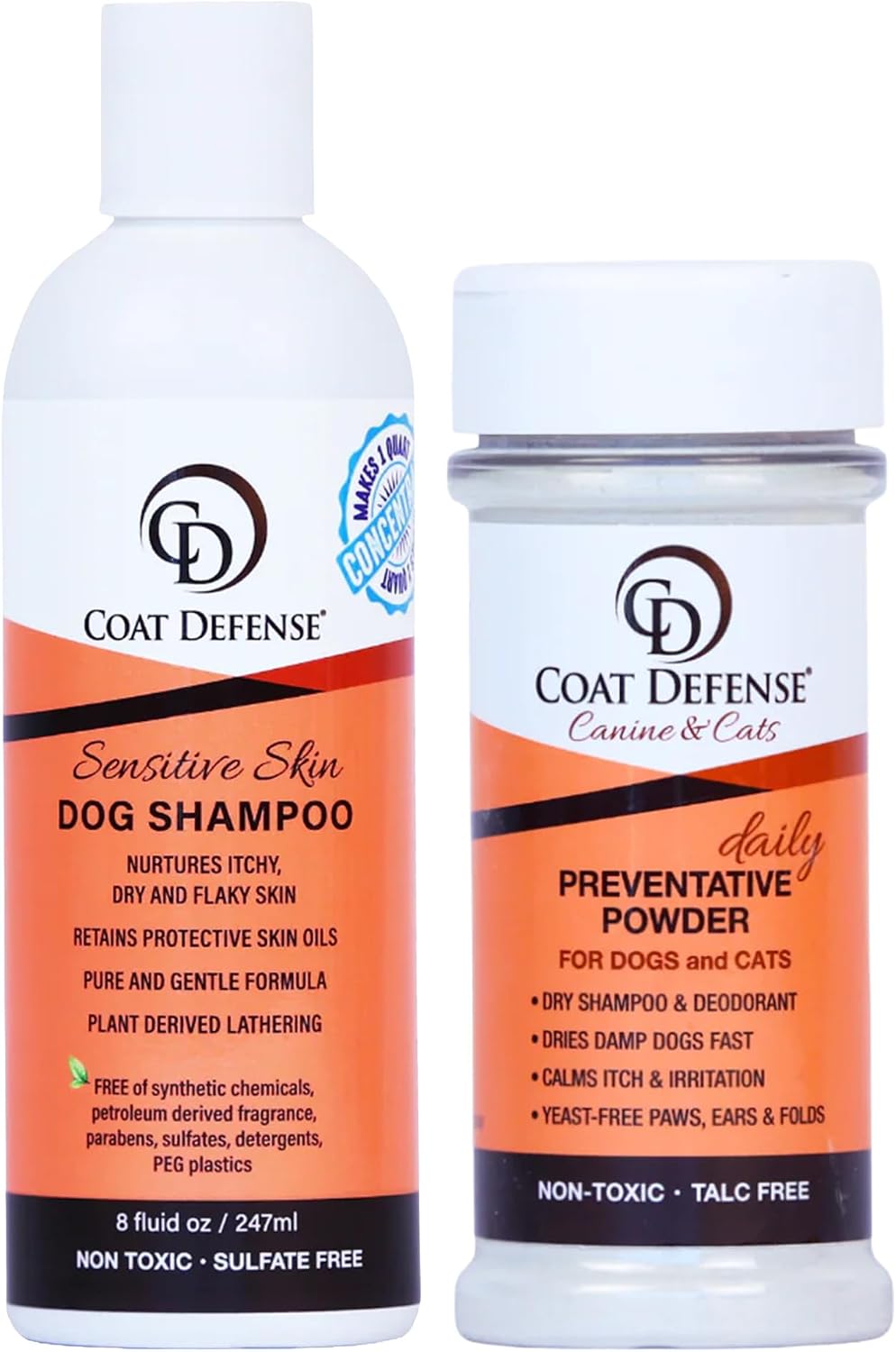 coat defense paw licker bundle | daily preventative, main product view