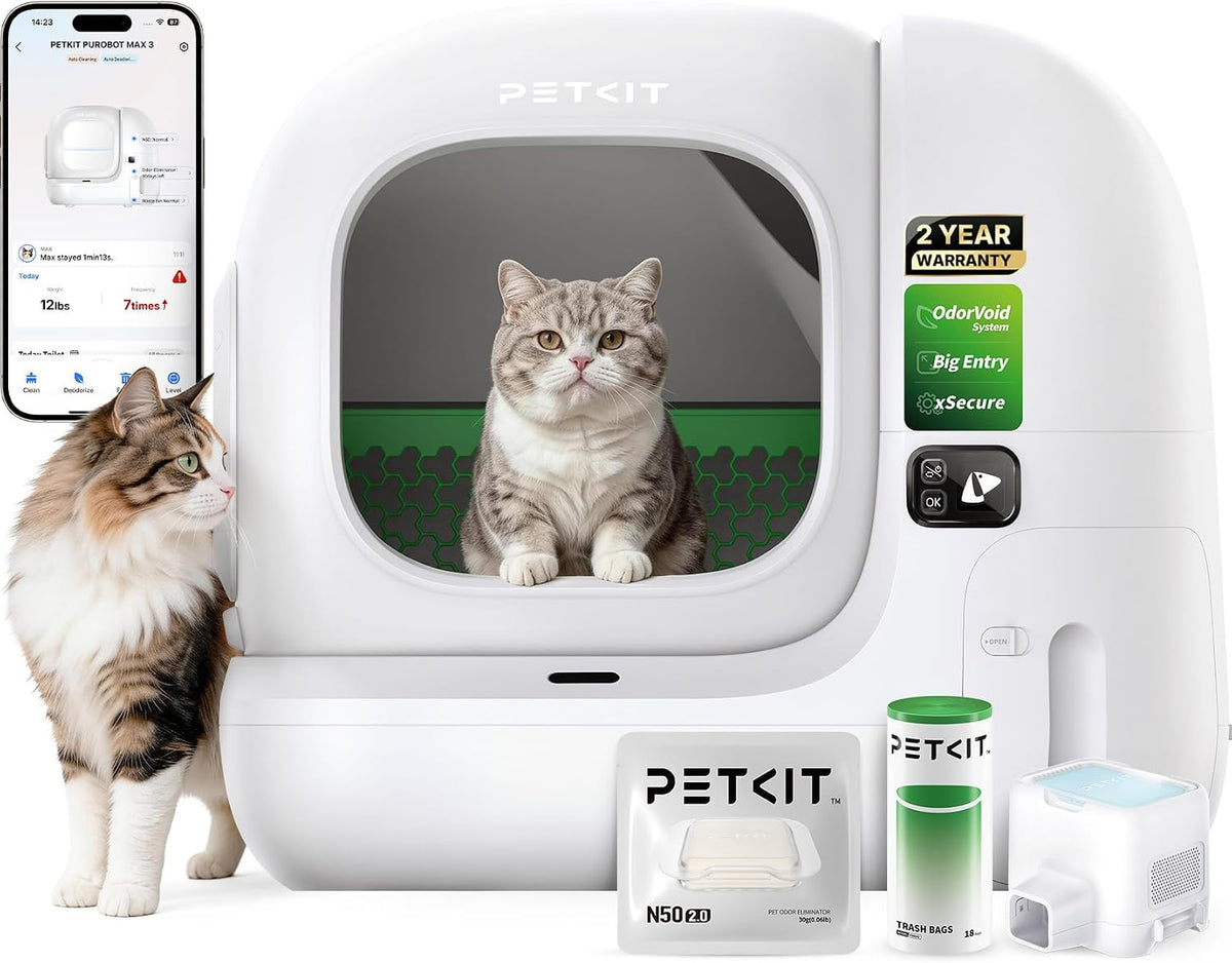 petkit purobot max 3 automatic litter box large, main product view