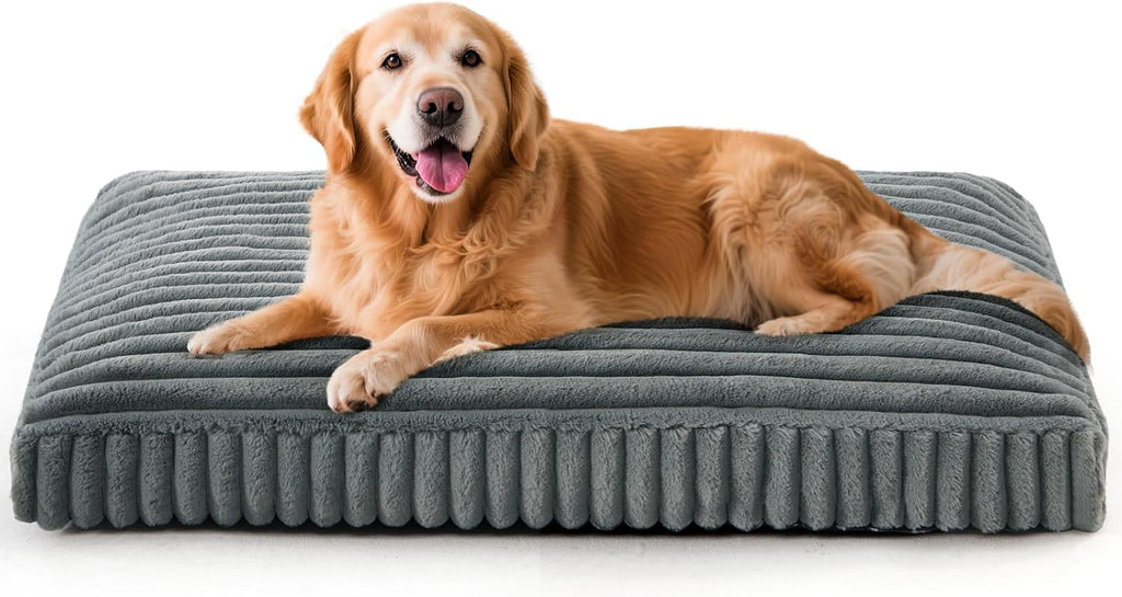xl dog bed, flat pet beds with removable, main product view