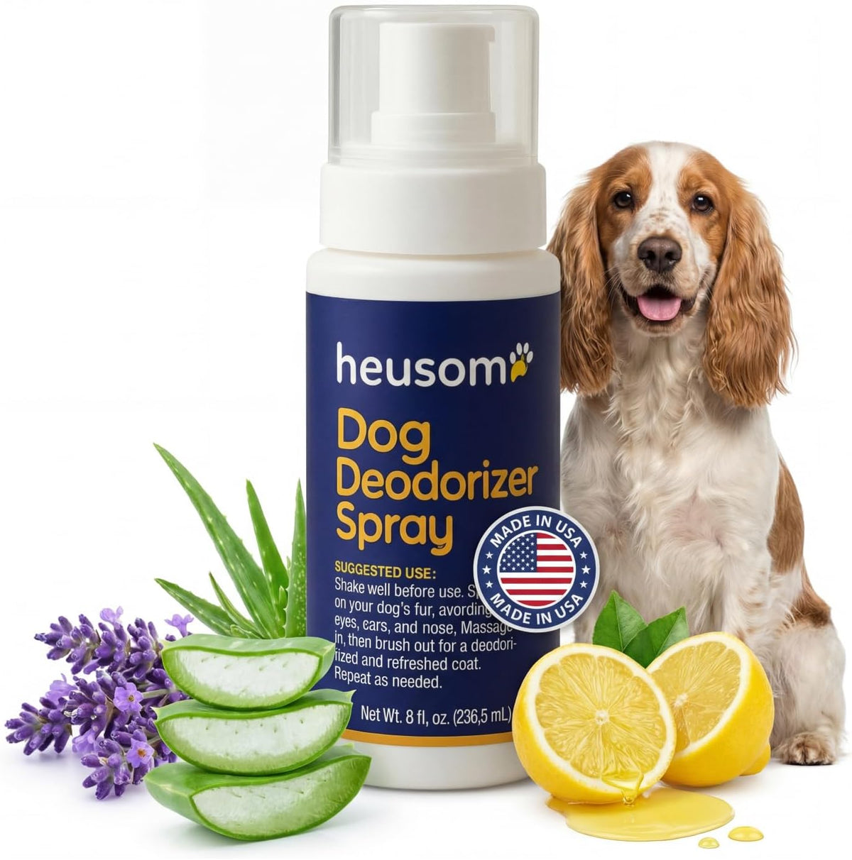 pet deodorizer spray for odor control, main product view