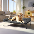 veehoo outdoor elevated dog bed with waterproof bolster, main product view