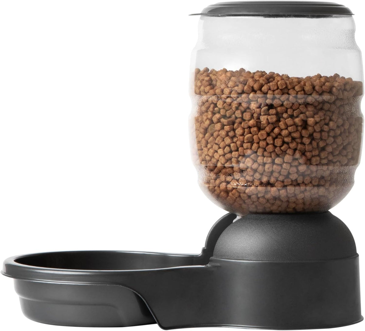 petmate replendish gravity dog feeder, 5lbs, microban antimicrobial, close-up detail