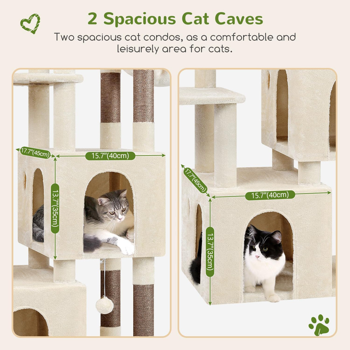 globlazer heavy duty cat trees for big cats, close-up detail