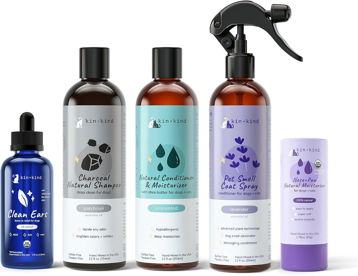 kin+kind cat and dog grooming supplies bundle –, main product view