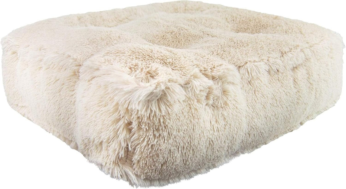 bessie and barnie frosted willow extra plush shag showing dimensions
