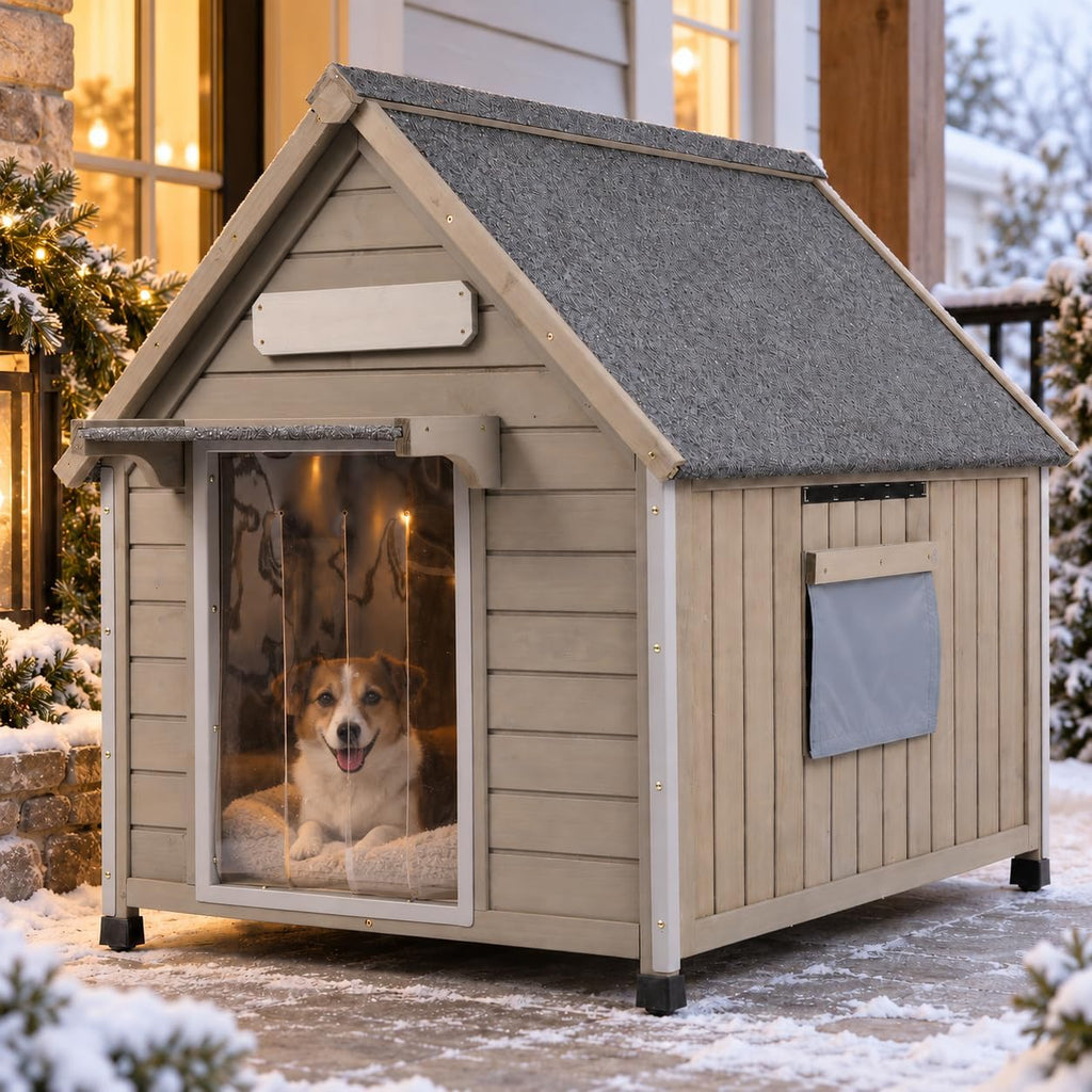 ketive outdoor dog house weatherproof for medium &, main product view