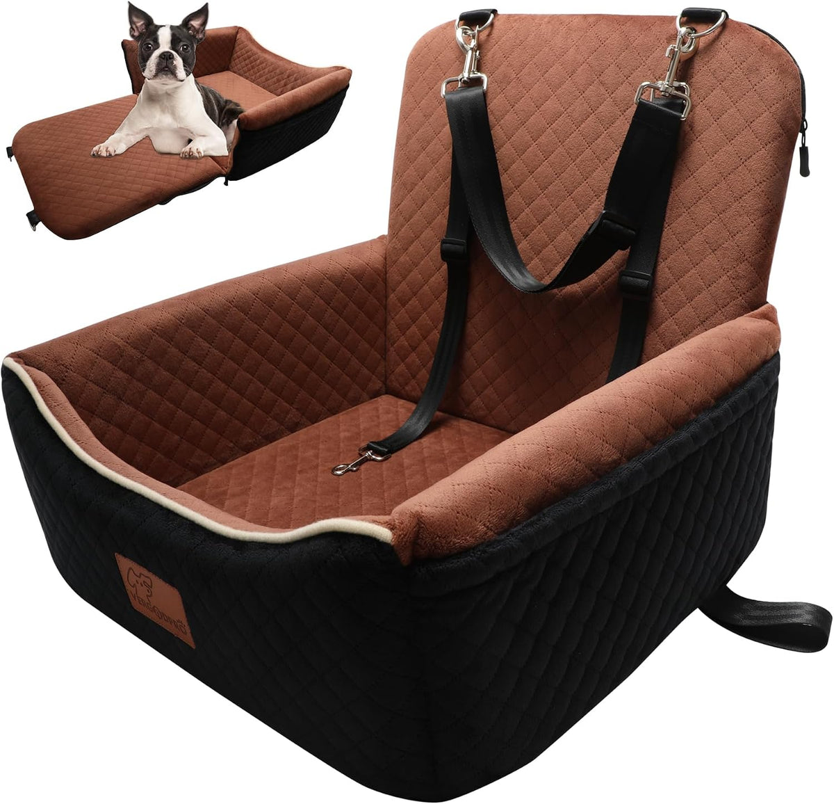 dog car seat bed 2 in 1 for, main product view
