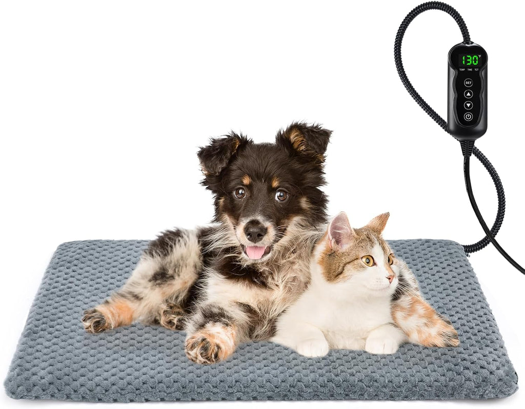 invenho heated dog bed, waterproof adjustable temperature dog, main product view