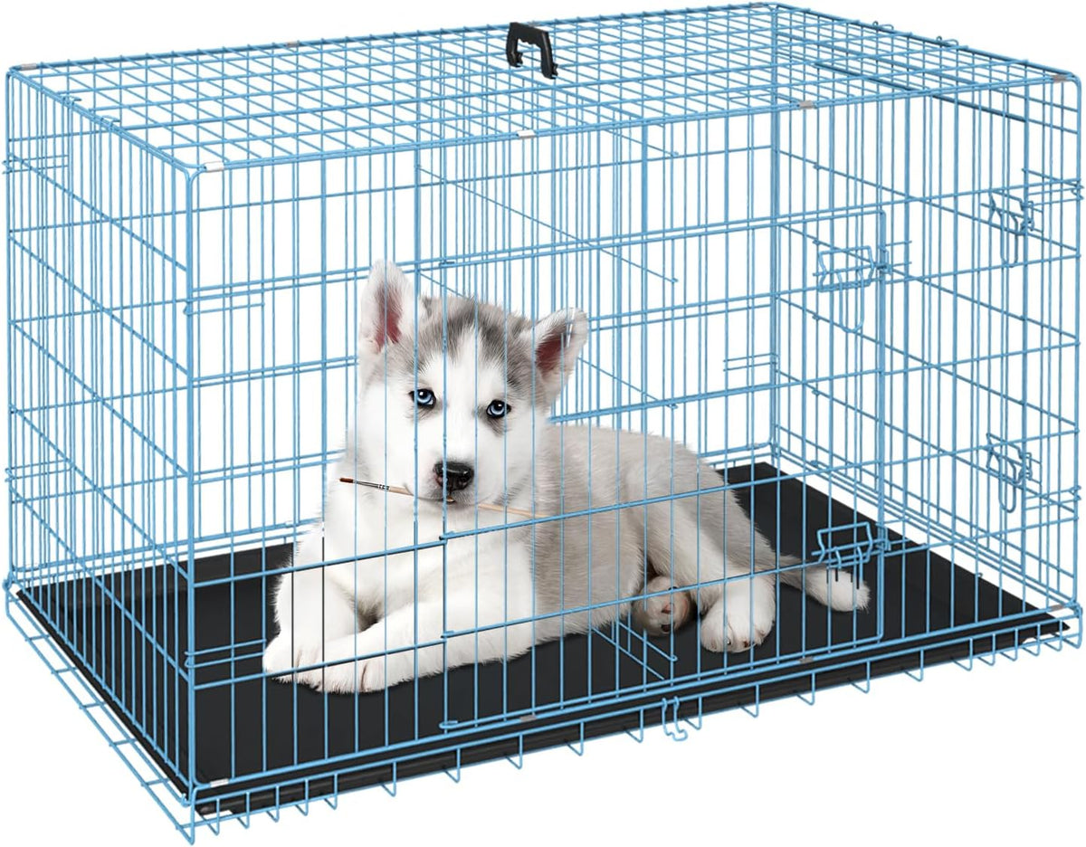 fdw | 24" foldable metal dog crate |, main product view