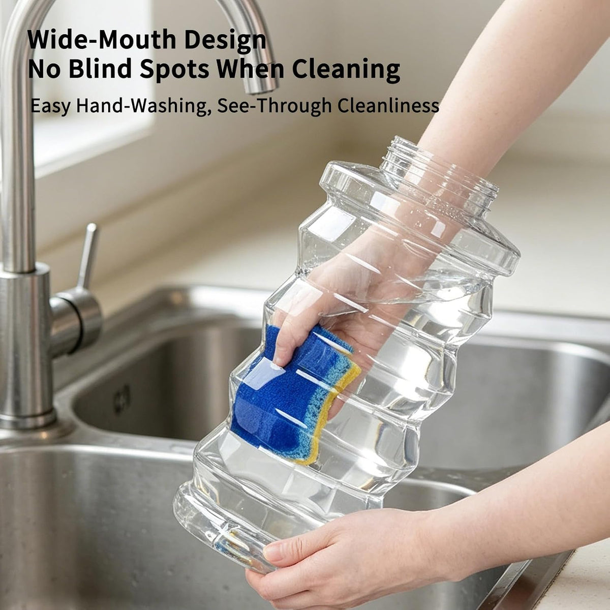 rizzari 8l gravity dog water dispenser: wide mouth shown in use
